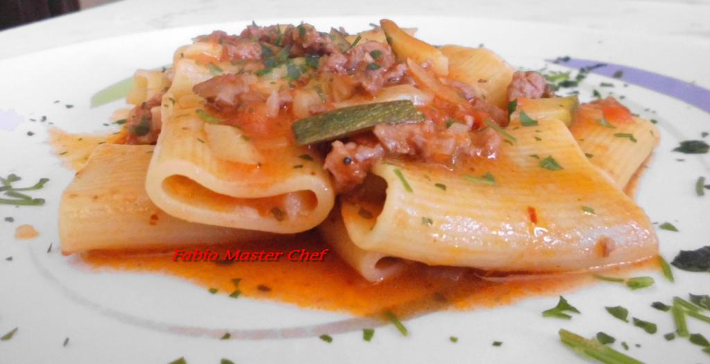 Paccari con Pancetta Affumicata e Zucchine Fabio Master Chef