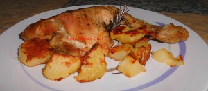Pollo al Forno con Patate